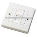 Supply utp cat5e / cat6e 1 / 2 / 4 port RJ45 face plate with cheap price